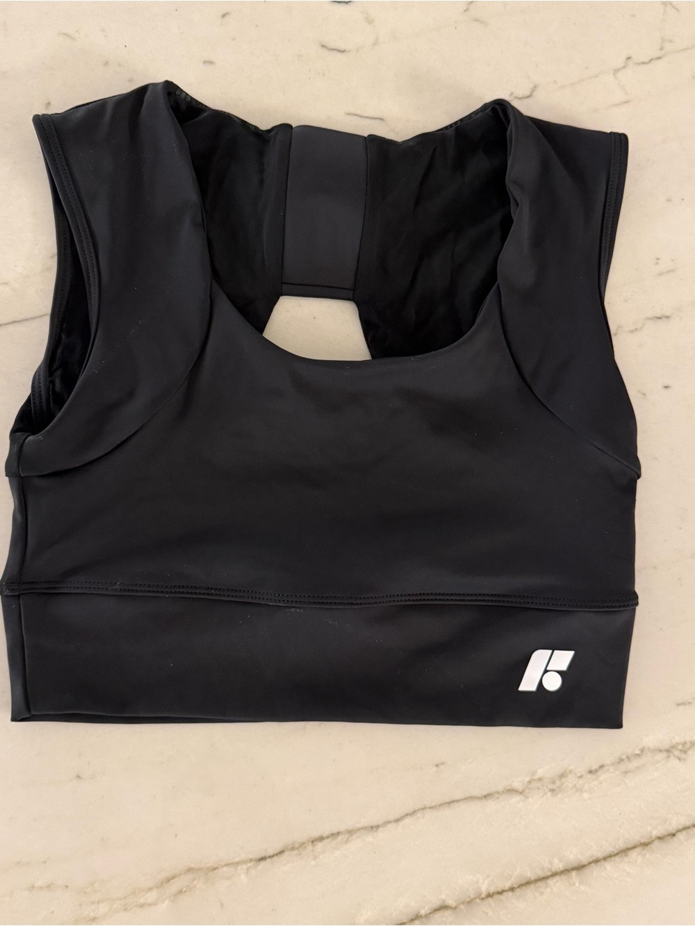 Forme Womens Sports Power Bra Posture Support Black Size Large